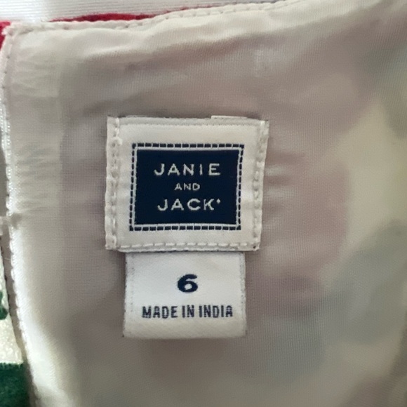 Janie and Jack Girl's Floral Dress Size 6 - Picture 4 of 4